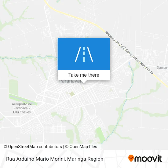 Rua Arduino Mario Morini map