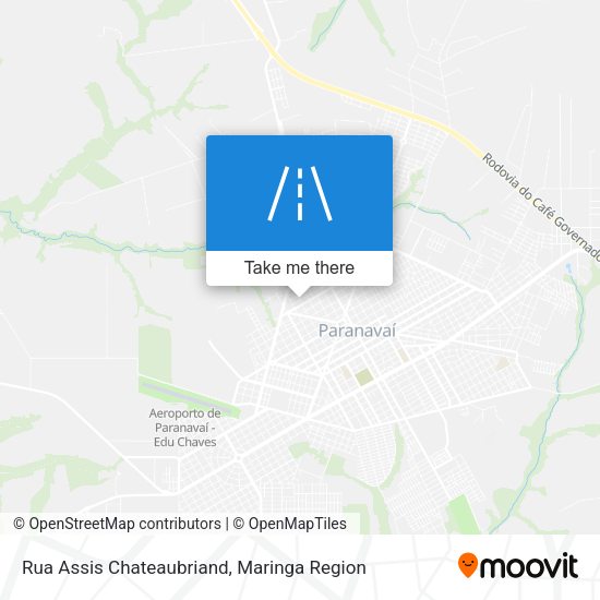 Rua Assis Chateaubriand map