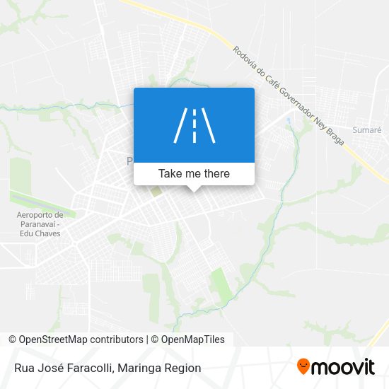 Rua José Faracolli map