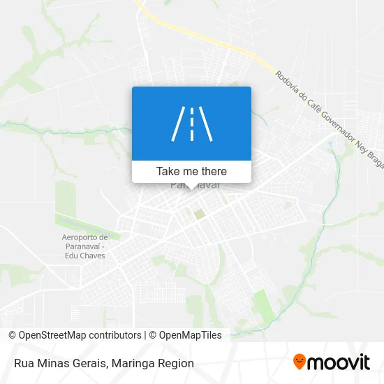 Rua Minas Gerais map
