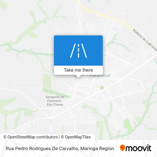 Rua Pedro Rodrigues De Carvalho map