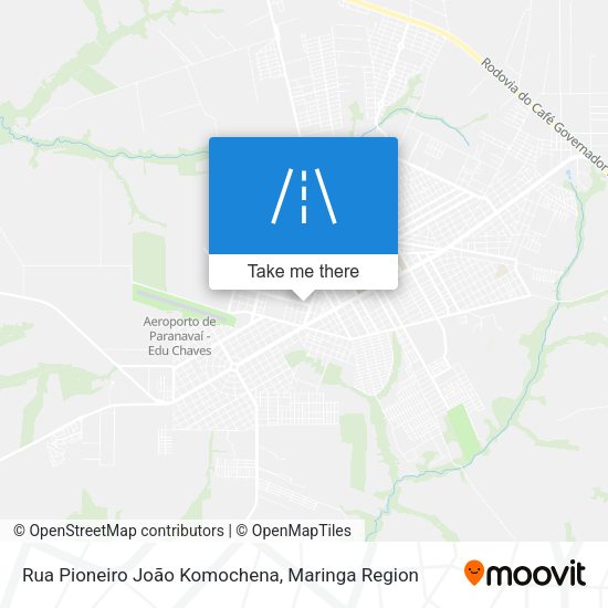 Rua Pioneiro João Komochena map