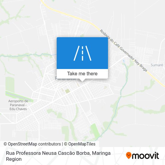 Rua Professora Neusa Cascão Borba map