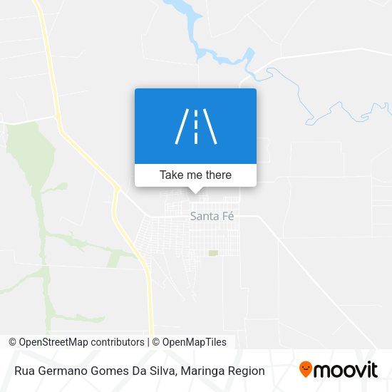 Rua Germano Gomes Da Silva map