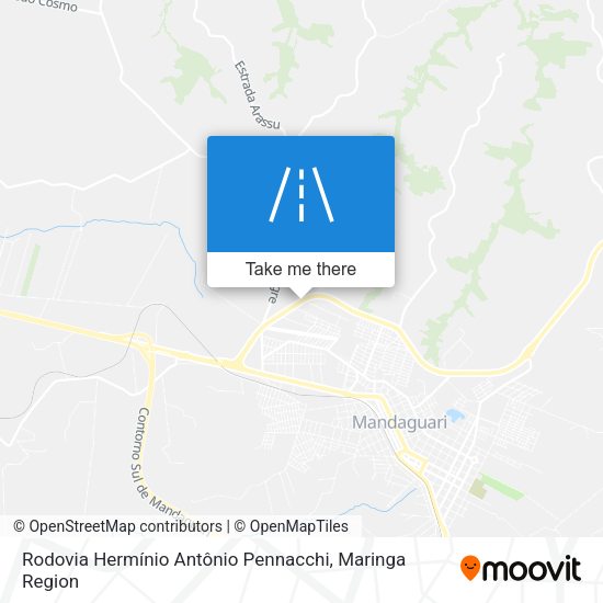 Rodovia Hermínio Antônio Pennacchi map