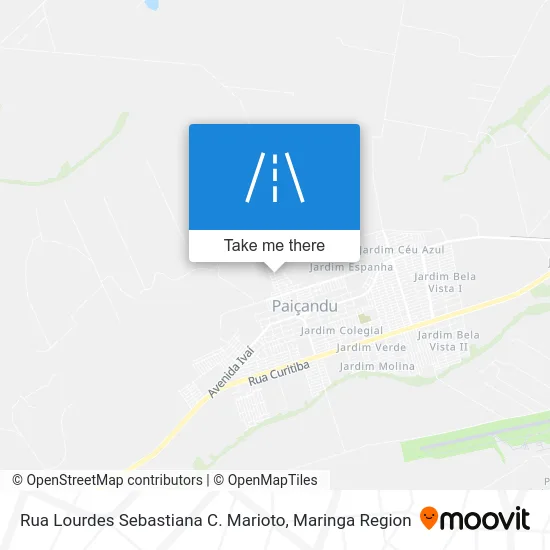 Rua Lourdes Sebastiana C. Marioto map
