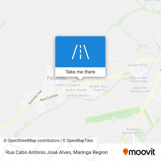 Rua Cabo Antônio José Alves map