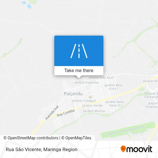 Rua São Vicente map