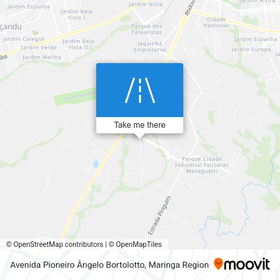 Avenida Pioneiro Ângelo Bortolotto map