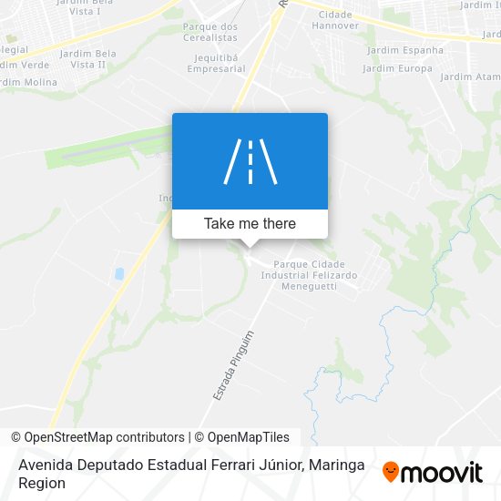 Avenida Deputado Estadual Ferrari Júnior map