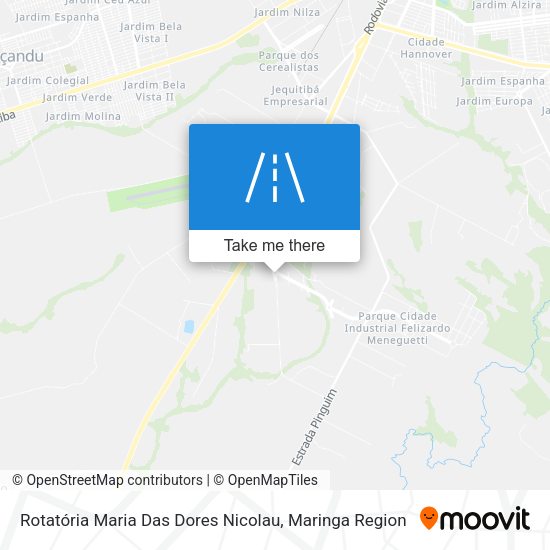 Rotatória Maria Das Dores Nicolau map