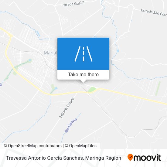 Travessa Antonio Garcia Sanches map
