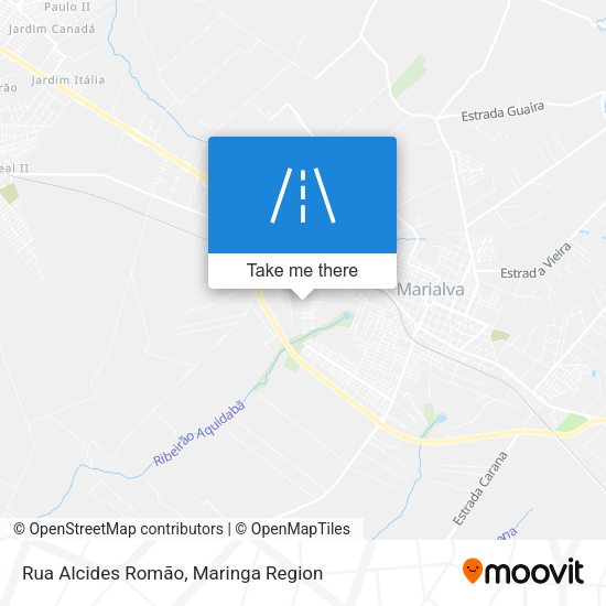 Rua Alcides Romão map