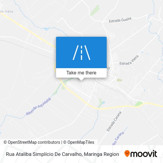 Rua Ataliba Simplício De Carvalho map
