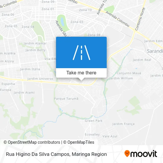 Rua Higino Da Silva Campos map