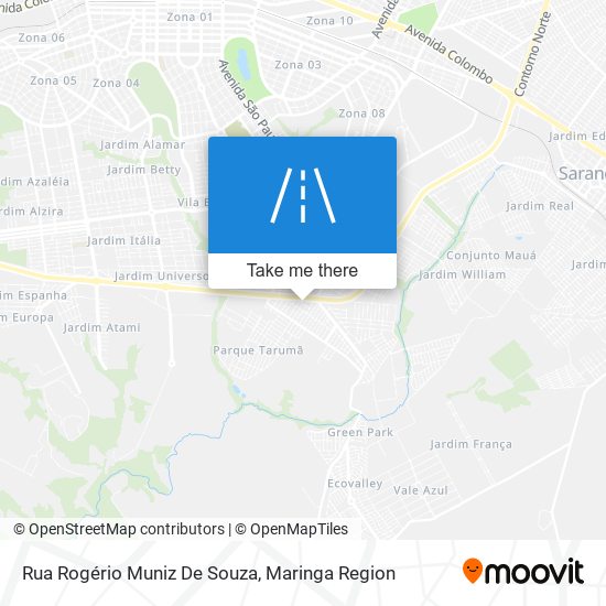 Mapa Rua Rogério Muniz De Souza