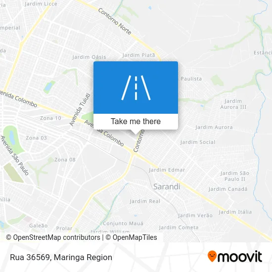 Rua 36569 map