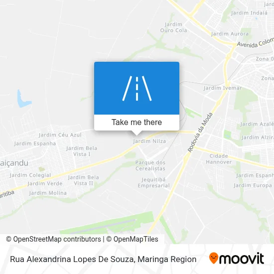 Rua Alexandrina Lopes De Souza map