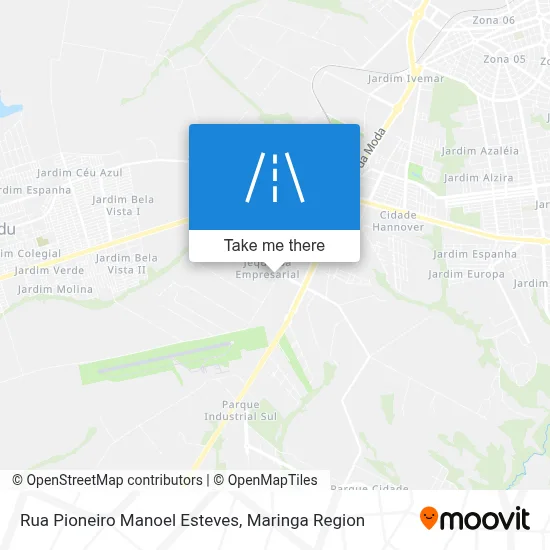 Rua Pioneiro Manoel Esteves map