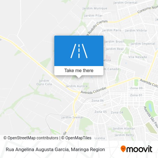 Rua Angelina Augusta Garcia map