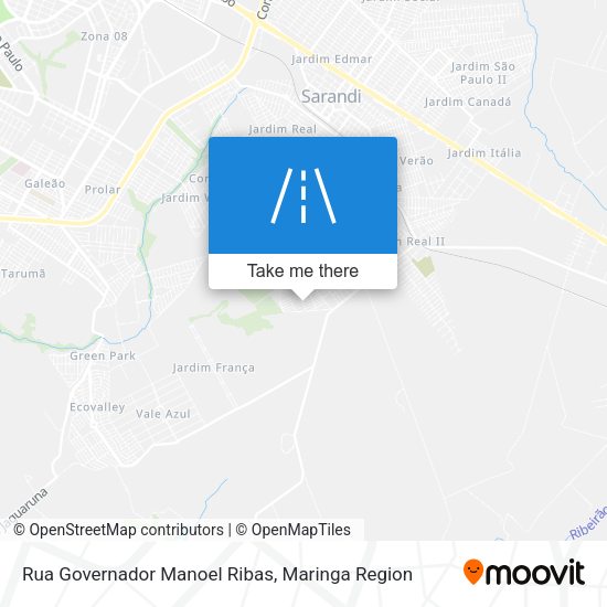 Rua Governador Manoel Ribas map