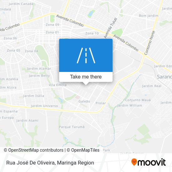 Rua José De Oliveira map