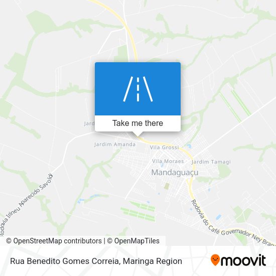 Rua Benedito Gomes Correia map