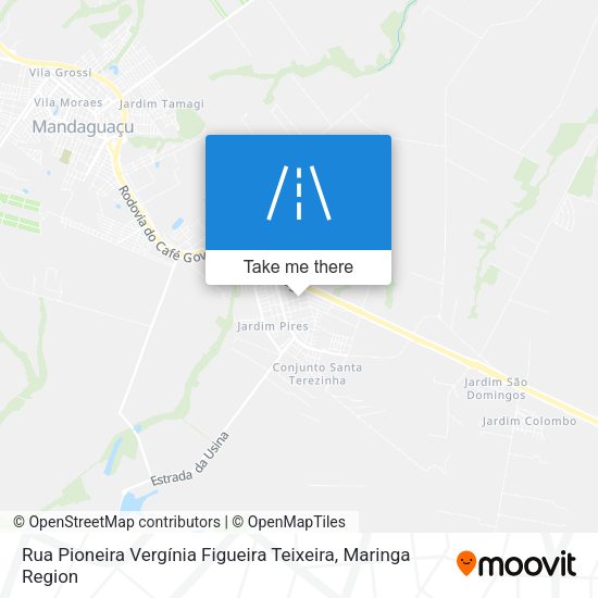 Rua Pioneira Vergínia Figueira Teixeira map