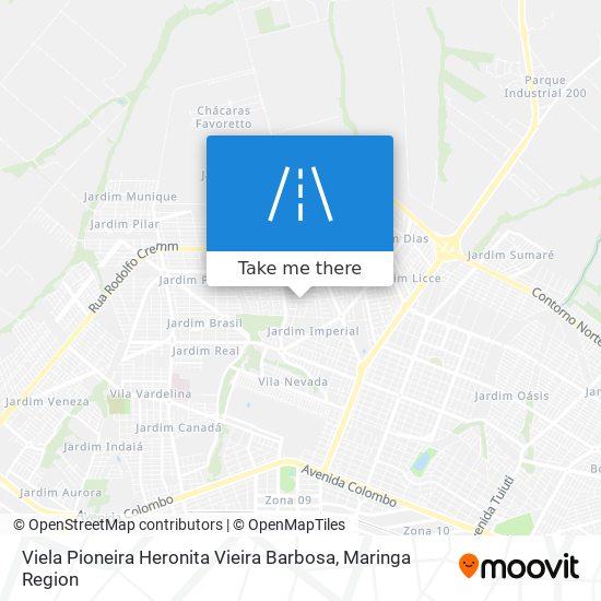 Viela Pioneira Heronita Vieira Barbosa map