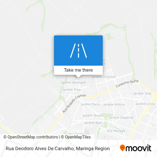 Rua Deodoro Alves De Carvalho map