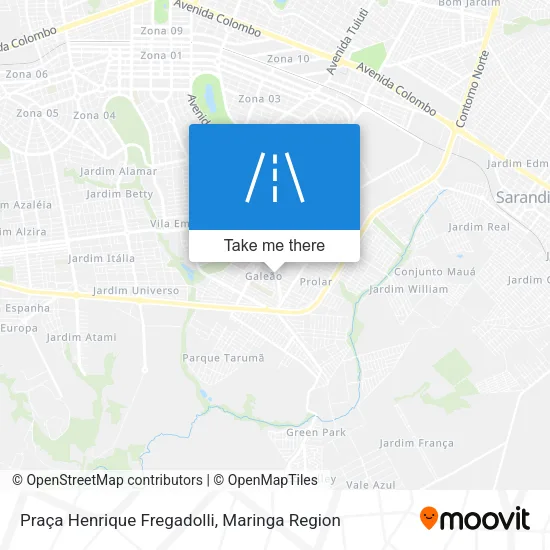 Praça Henrique Fregadolli map