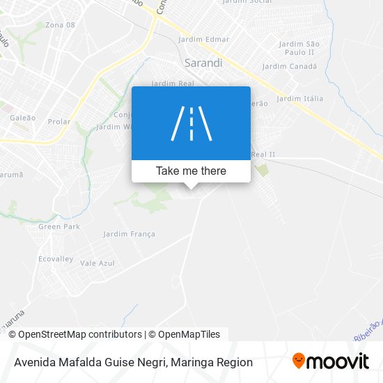 Mapa Avenida Mafalda Guise Negri