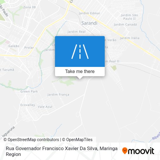 Rua Governador Francisco Xavier Da Silva map