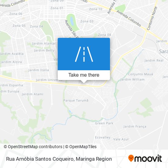 Mapa Rua Arnóbia Santos Coqueiro
