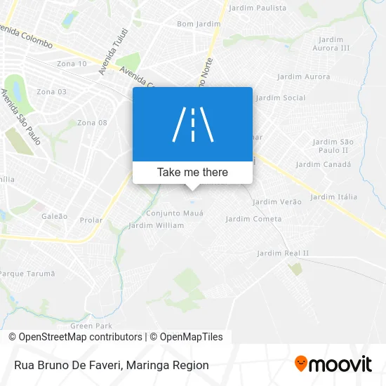 Rua Bruno De Faveri map