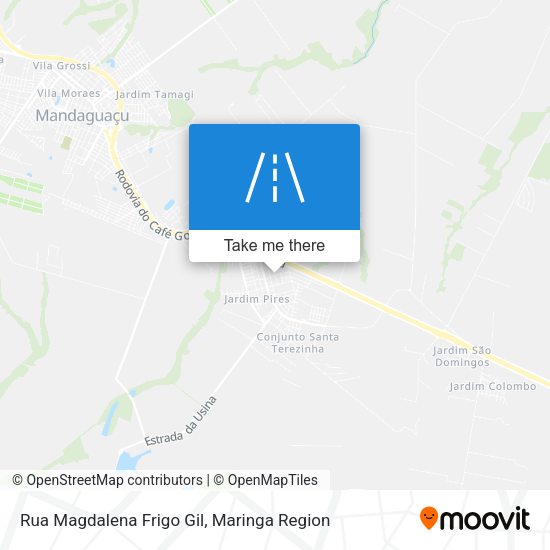 Rua Magdalena Frigo Gil map