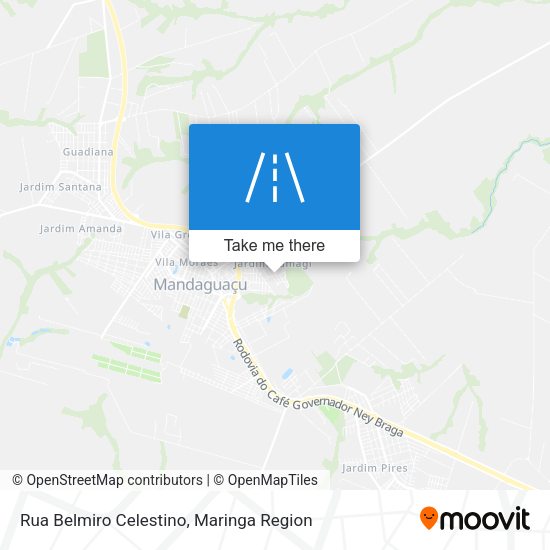 Rua Belmiro Celestino map