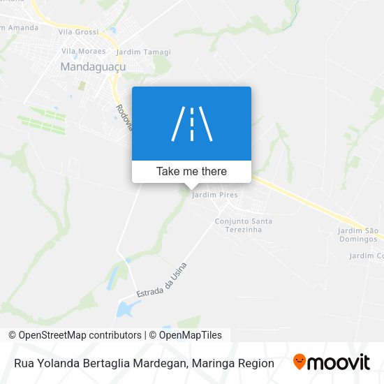 Rua Yolanda Bertaglia Mardegan map