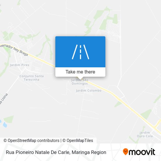 Rua Pioneiro Natale De Carle map