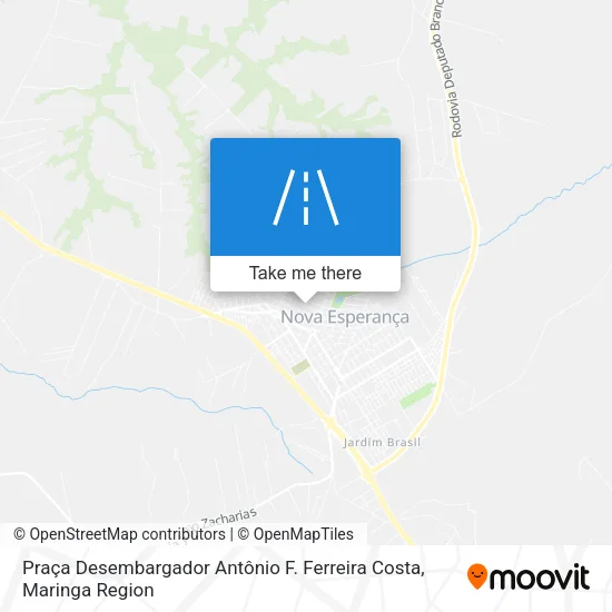 Praça Desembargador Antônio F. Ferreira Costa map