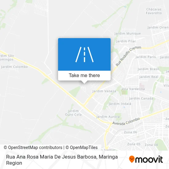 Rua Ana Rosa Maria De Jesus Barbosa map