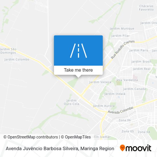 Avenda Juvêncio Barbosa Silveira map