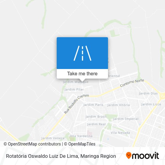 Rotatória Oswaldo Luiz De Lima map
