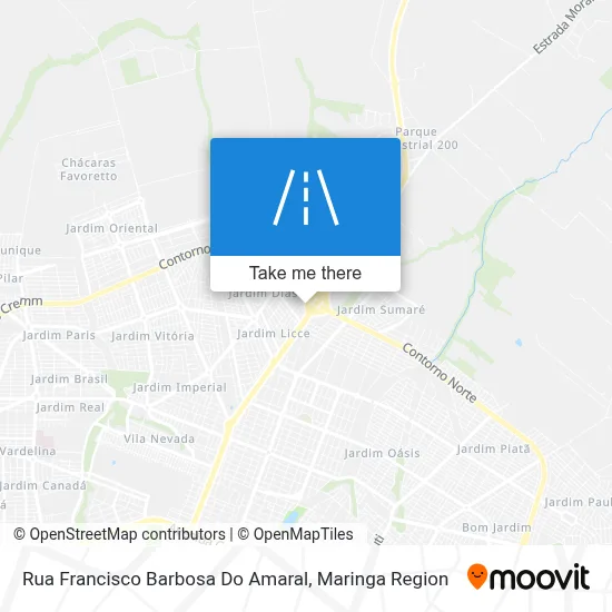 Rua Francisco Barbosa Do Amaral map