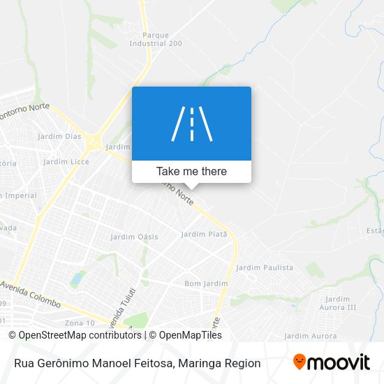 Rua Gerônimo Manoel Feitosa map