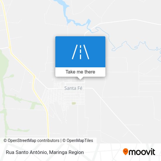 Rua Santo Antônio map