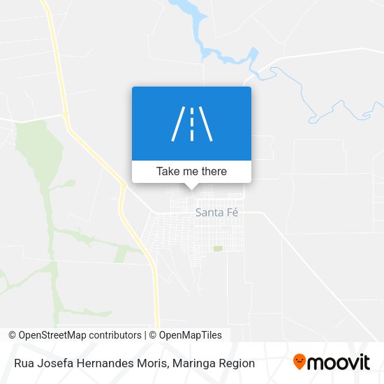 Rua Josefa Hernandes Moris map