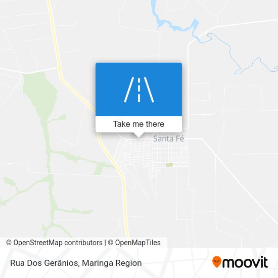 Rua Dos Gerânios map
