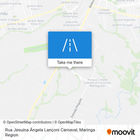 Rua Jesuína Ângela Lançoni Carnaval map