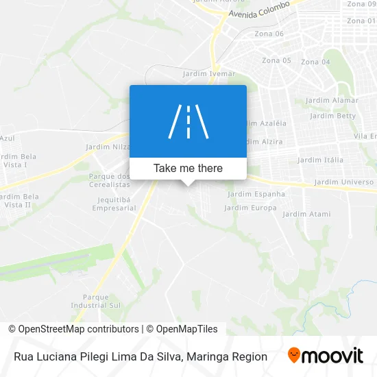 Rua Luciana Pilegi Lima Da Silva map